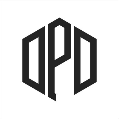 DPD Logo Tasarımı. Altıgen şekil kullanan ilk Harf DPD Monogram Logosu