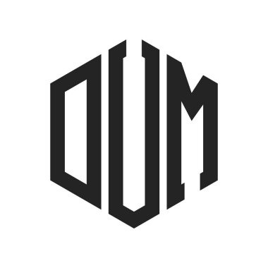 DUM Logo Tasarımı. Altıgen şekilli DUM Monogram Logosu