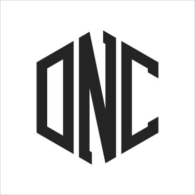 DNC Logo Tasarımı. Altıgen şekil kullanan ilk Harf DNC Monogram Logosu