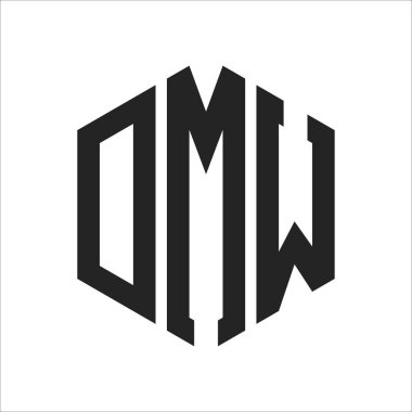 DMW Logo Tasarımı. Altıgen şekil kullanan ilk Harf DMW Monogram Logosu