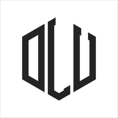 DLU Logo Tasarımı. Altıgen şekil kullanan ilk Harf DLU Monogram Logosu