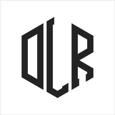 DLR Logo Tasarımı. Altıgen şekil kullanan İlk Harf DLR Monogram Logosu