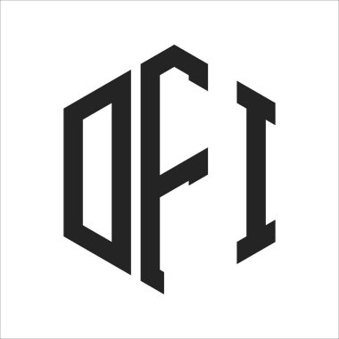 DFI Logo Tasarımı. Altıgen şekil kullanan ilk Harf DFI Monogram Logosu