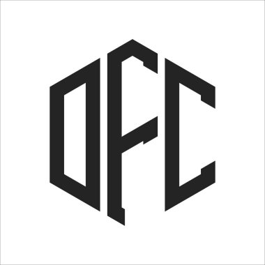 DFC Logo Tasarımı. Altıgen şekil kullanan ilk Harf DFC Monogram Logosu