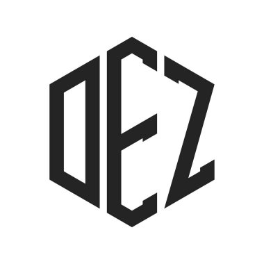 DEZ Logo Tasarımı. Altıgen şekil kullanan ilk Mektup DEZ Monogram Logosu