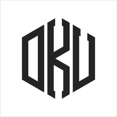 DKU Logo Tasarımı. Altıgen şekil kullanan ilk Harf DKU Monogram Logosu