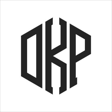DKP Logo Tasarımı. Altıgen şekil kullanan ilk Harf DKP Monogram Logosu