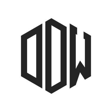 DDW Logo Tasarımı. Altıgen şekil kullanan ilk Harf DDW Monogram Logosu