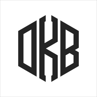 DKB Logo Tasarımı. Altıgen şekil kullanan ilk Harf DKB Monogram Logosu