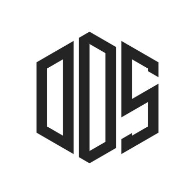 DDS Logo Tasarımı. Altıgen şekilli İlk Harf DDS Monogram Logosu