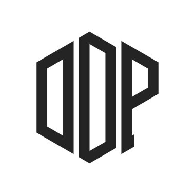 DDP Logo Tasarımı. Altıgen şekil kullanan ilk Harf DDP Monogram Logosu