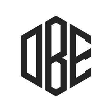 DBE Logo Tasarımı. Altıgen şekilli ilk Harf DBE Monogram Logosu