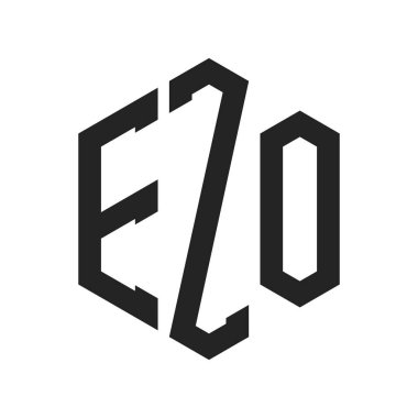 EZO Logo Tasarımı. Altıgen şekil kullanan ilk Harf EZO Monogram Logosu