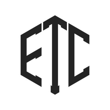 ETC Logo Tasarımı. Altıgen şekil kullanan ilk Harf ETC Monogram Logosu