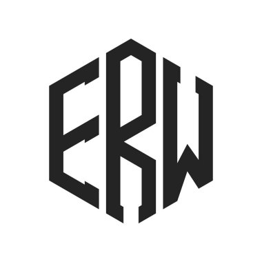 ERW Logo Tasarımı. Altıgen şekil kullanan ilk Harf ERW Monogram Logosu