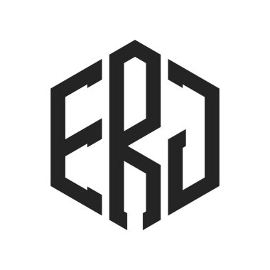 ERJ Logo Tasarımı. Altıgen şekil kullanan ilk Harf ERJ Monogram Logosu