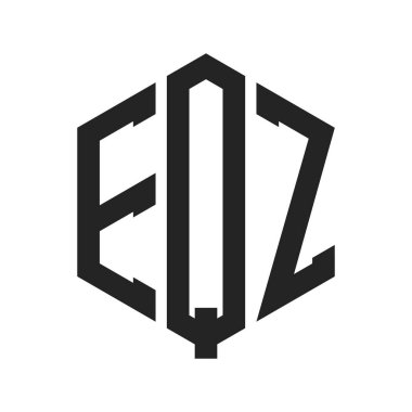 EQZ Logo Tasarımı. Altıgen şekil kullanan ilk Harf EQZ Monogram Logosu