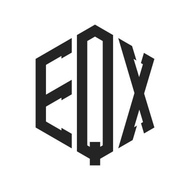 EQX Logo Tasarımı. Altıgen şekil kullanan ilk Harf EQX Monogram Logosu