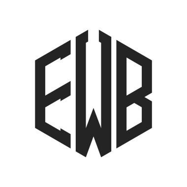 EWB Logo Tasarımı. Altıgen şekil kullanan ilk Harf EWB Monogram Logosu