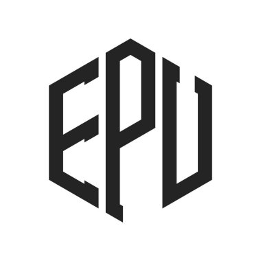 EPU Logo Tasarımı. Altıgen şekil kullanan ilk Harf EPU Monogram Logosu