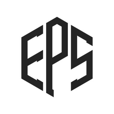 EPS Logo Tasarımı. Altıgen şekil kullanan ilk Harf EPS Monogram Logosu