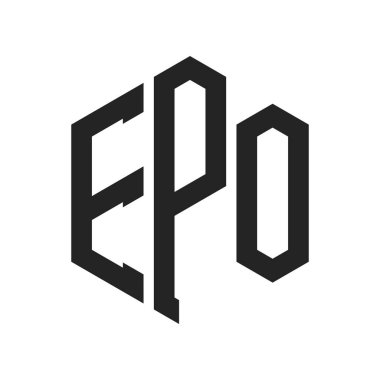 EPO Logo Tasarımı. Altıgen şekil kullanan ilk Harf EPO Monogram Logosu