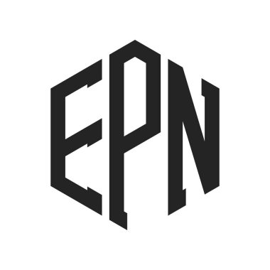 EPN Logo Tasarımı. Altıgen şekil kullanan ilk Harf EPN Monogram Logosu