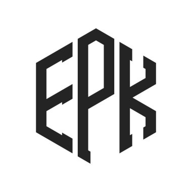 EPK Logo Tasarımı. Altıgen şekil kullanan ilk Harf EPK Monogram Logosu