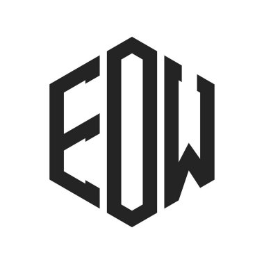 EOW Logo Tasarımı. Altıgen şekil kullanan ilk Harf EOW Monogram Logosu