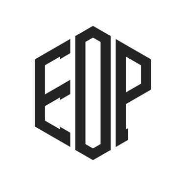 EOP Logo Tasarımı. Altıgen şekil kullanan ilk Harf EOP Monogram Logosu