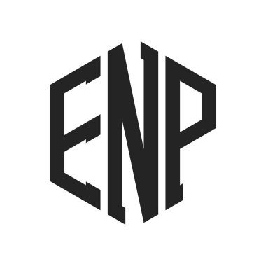 ENP Logo Tasarımı. Altıgen şekil kullanan ilk Harf ENP Monogram Logosu
