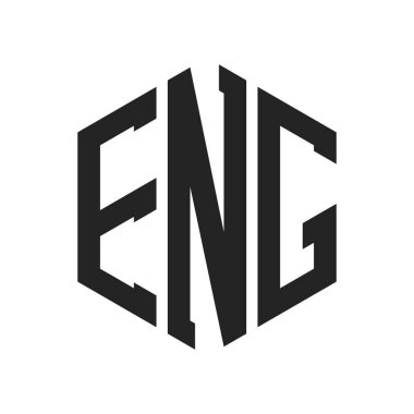ENG Logo Tasarımı. Altıgen şekil kullanan ilk Harf ENG Monogram Logosu