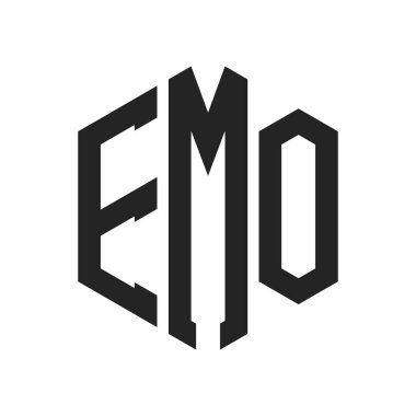 EMO Logo Tasarımı. Altıgen şekil kullanan ilk Harf EMO Monogram Logosu