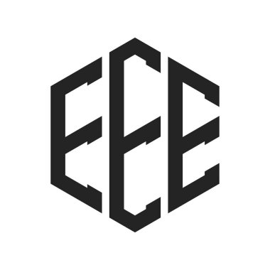 EEE Logo Tasarımı. Altıgen şekil kullanan ilk Harf EEE Monogram Logosu