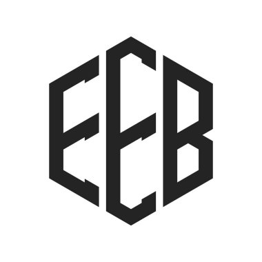 EEB Logo Tasarımı. Altıgen şekilli AÇB Baş Harfi Monogram Logosu