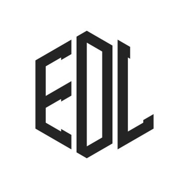 EDL Logo Tasarımı. Altıgen şekil kullanan ilk Harf EDL Monogram Logosu