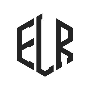 ELR Logo Tasarımı. Altıgen şekil kullanan ilk Harf ELR Monogram Logosu