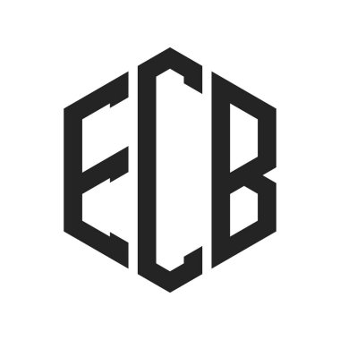 ECB Logo Tasarımı. Altıgen şekil kullanan ilk Harf ECB Monogram Logosu