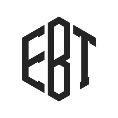 EBT Logo Tasarımı. Altıgen şekil kullanan ilk Harf EBT Monogram Logosu