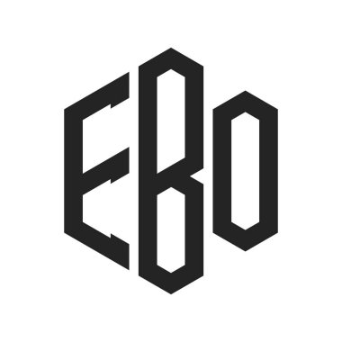 EBO Logo Tasarımı. Altıgen şekil kullanan ilk Harf EBO Monogram Logosu