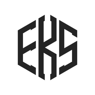 EKS Logo Tasarımı. Altıgen şekil kullanan ilk Harf EKS Monogram Logosu