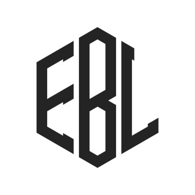 EBL Logo Tasarımı. Altıgen şekil kullanan ilk Harf EBL Monogram Logosu