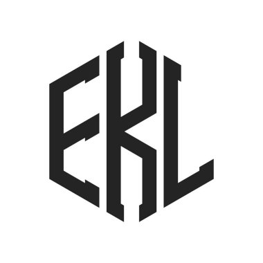 EKL Logo Tasarımı. Altıgen şekil kullanan ilk Harf EKL Monogram Logosu