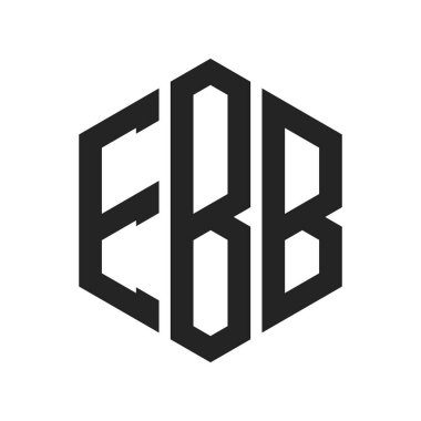 EBB Logo Tasarımı. Altıgen şekil kullanan ilk Harf EBB Monogram Logosu