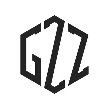 GZZ Logo Tasarımı. Altıgen şekil kullanan ilk Harf GZZ Monogram Logosu