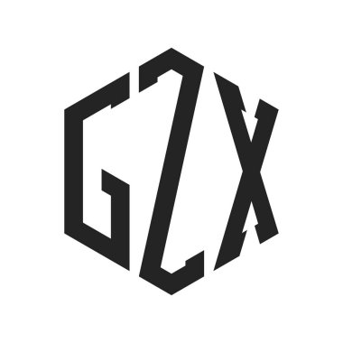 GZX Logo Tasarımı. Altıgen şekil kullanan ilk Harf GZX Monogram Logosu