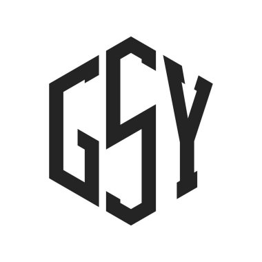 GSY Logo Tasarımı. Altıgen şekil kullanan ilk Harf GSY Monogram Logosu