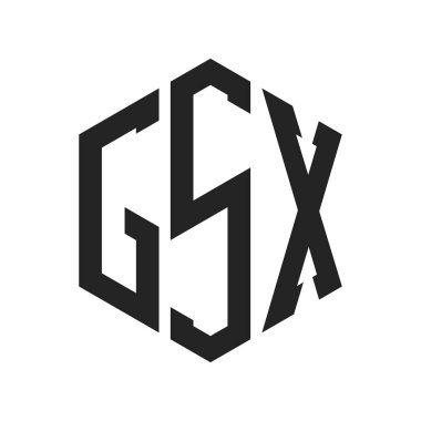 GSX Logo Tasarımı. Altıgen şekil kullanan ilk Harf GSX Monogram Logosu