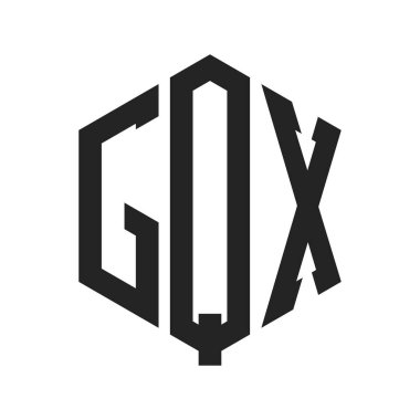 GQX Logo Tasarımı. Altıgen şekil kullanan ilk Harf GQX Monogram Logosu