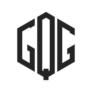 GQG Logo Tasarımı. Altıgen şekil kullanan ilk Harf GQG Monogram Logosu